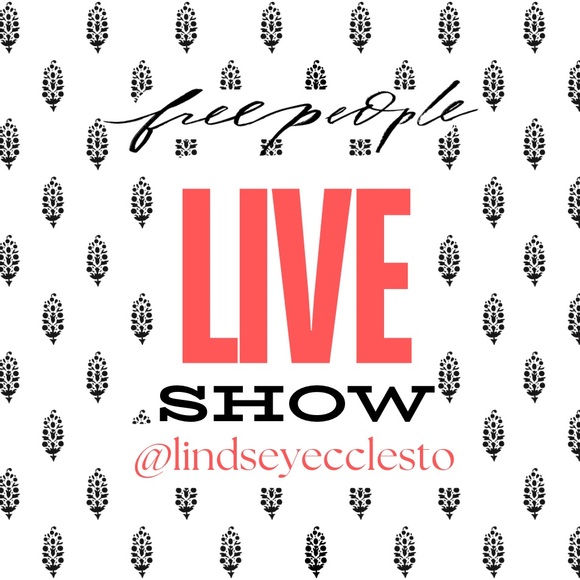 FREE PEOPLE SHARE SHOW + INSANE CLEAROUT AT 7:23PM CT! FP GIVY! NEW🔥 BLUE+OPEN - Picture 2 of 3